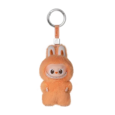 
                      
                        The MONSTERS ‘Pin for Love' mini Labubu keychain (J) with hangtag against a white background
                      
                    