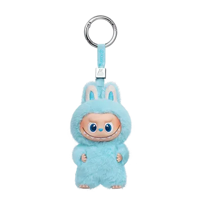 
                      
                        The MONSTERS ‘Pin for Love' mini Labubu keychain (K) with hangtag against a white background
                      
                    