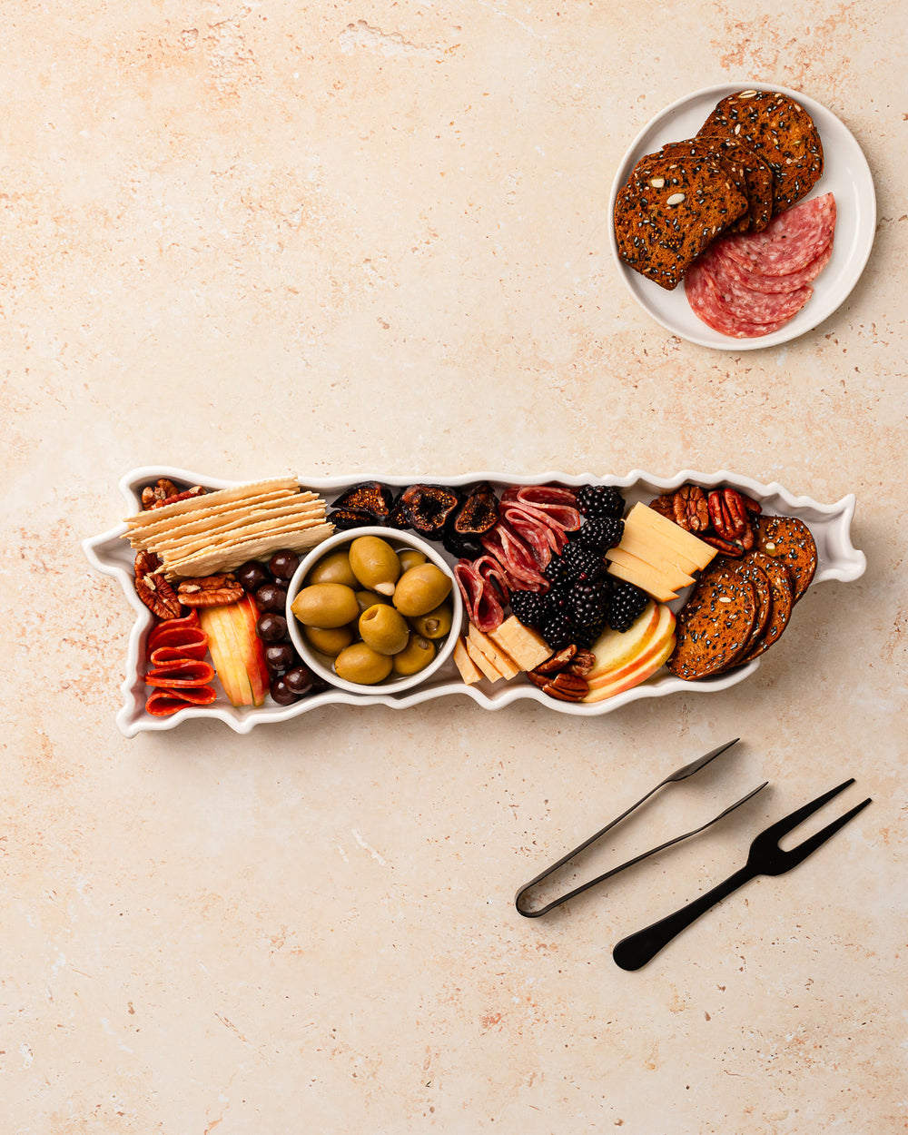 Puerto Rico State Porcelain Serving Dish