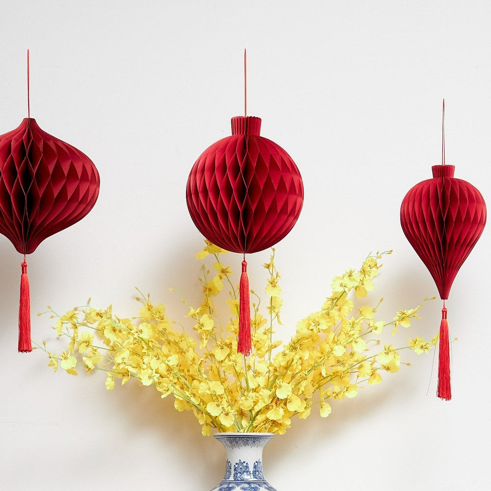 
                      
                        Honeycomb Red Lanterns, Set of 6
                      
                    
