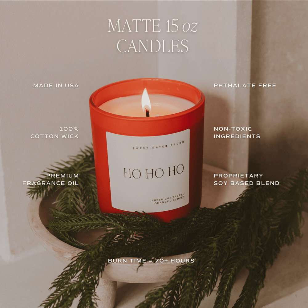 
                      
                        Candy Cane and Cocoa Soy Candle - Red Matte Jar - 15 oz (Hot Cocoa and Peppermint)
                      
                    