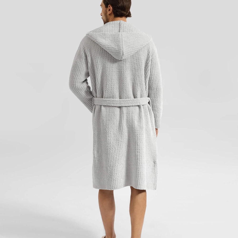 
                      
                        Ribbed Hooded Robe
                      
                    