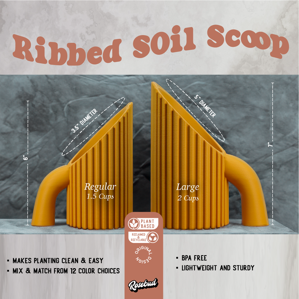 
                      
                        Ribbed Plant Soil Scoop with Handle
                      
                    