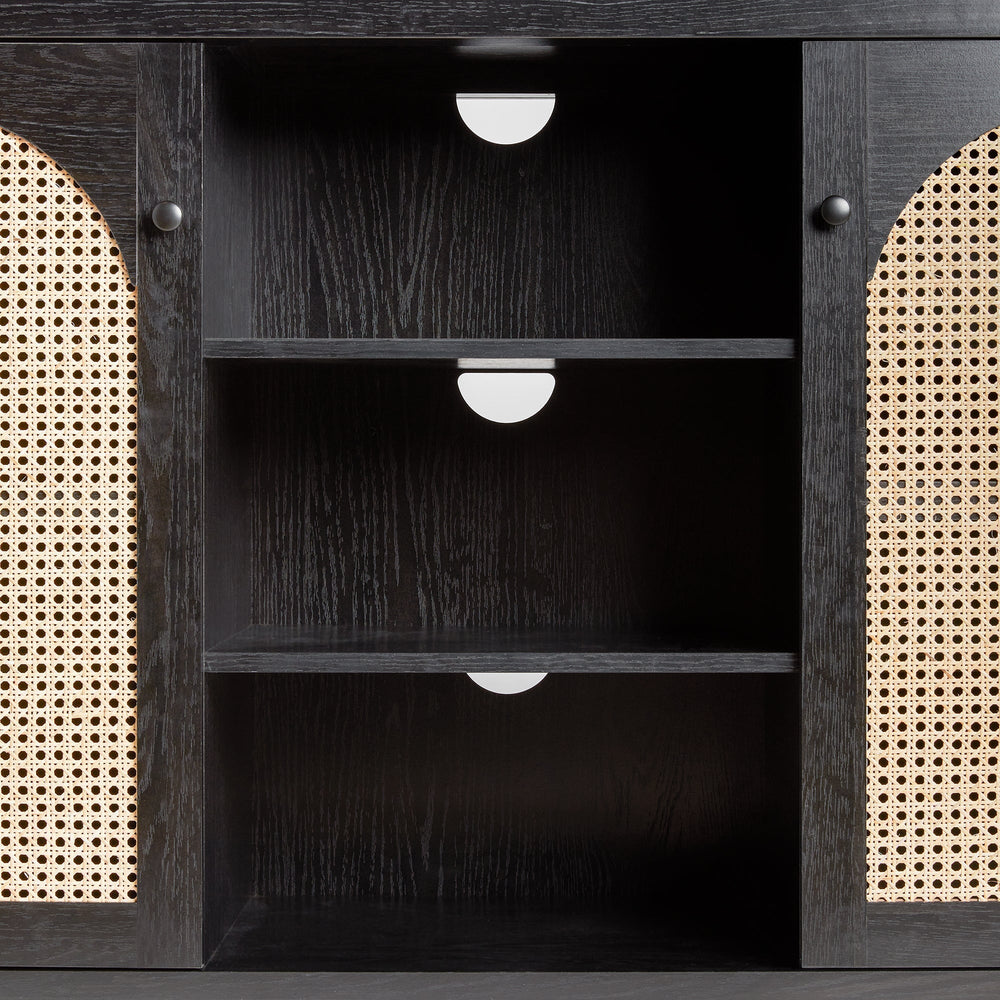 
                      
                        Sasha 58" 2 Door Sideboard with Arched Rattan Panels
                      
                    