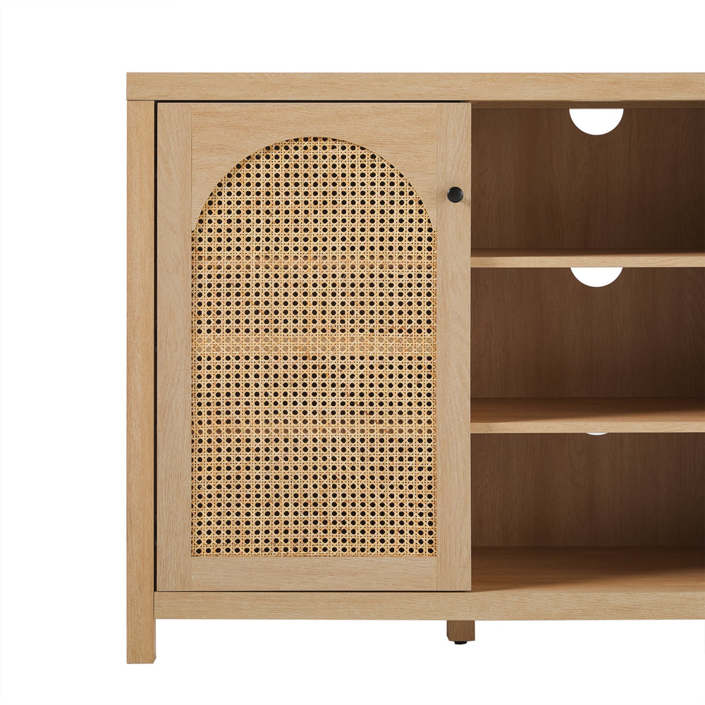 
                      
                        Sasha 58" 2 Door Sideboard with Arched Rattan Panels
                      
                    