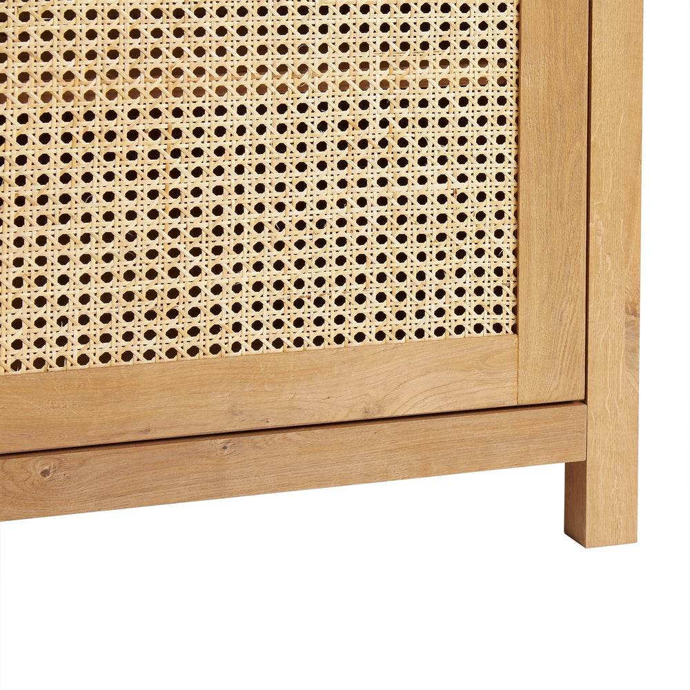 
                      
                        Sasha 58" 2 Door Sideboard with Arched Rattan Panels
                      
                    