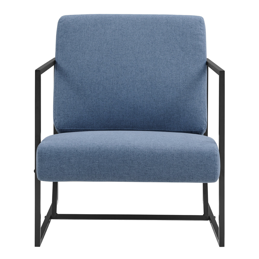 
                      
                        Mid-Century Modern Square Frame Fabric Lounge Chair
                      
                    