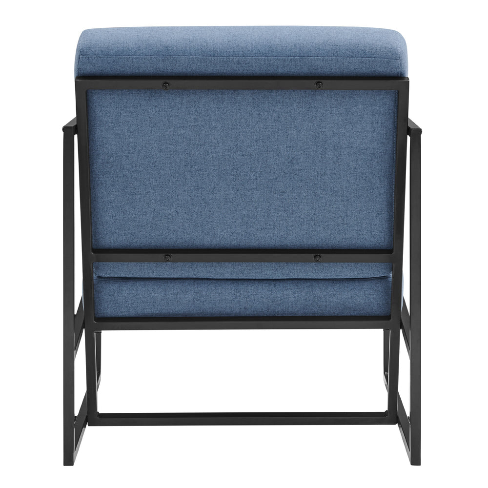 
                      
                        Mid-Century Modern Square Frame Fabric Lounge Chair
                      
                    