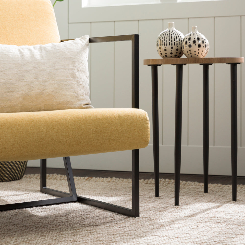 
                      
                        Mid-Century Modern Square Frame Fabric Lounge Chair
                      
                    