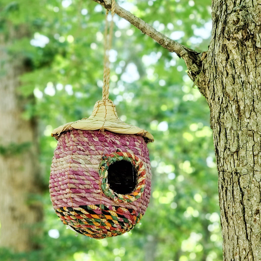 Seagrass & Sari Birdhouse - Acorn