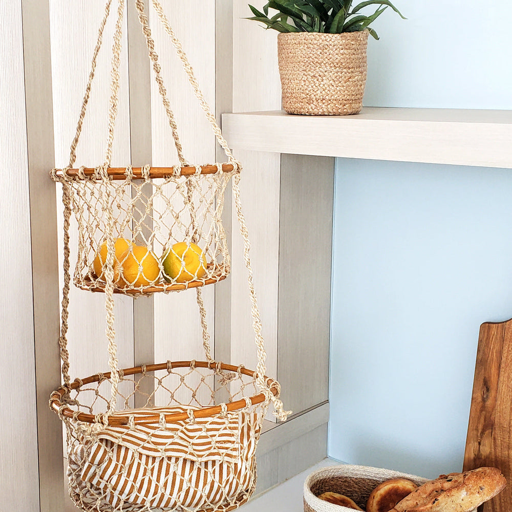 
                      
                        Jhuri Double Hanging Basket
                      
                    