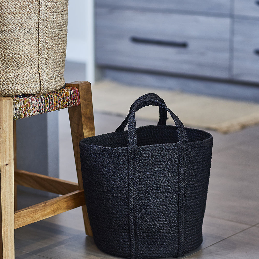 
                      
                        Kata Basket with Handle, Black
                      
                    