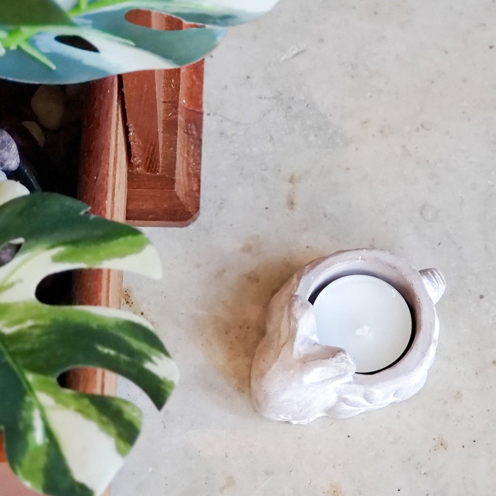 
                      
                        Terracotta Tea Light Candle Holder, Rabbit
                      
                    