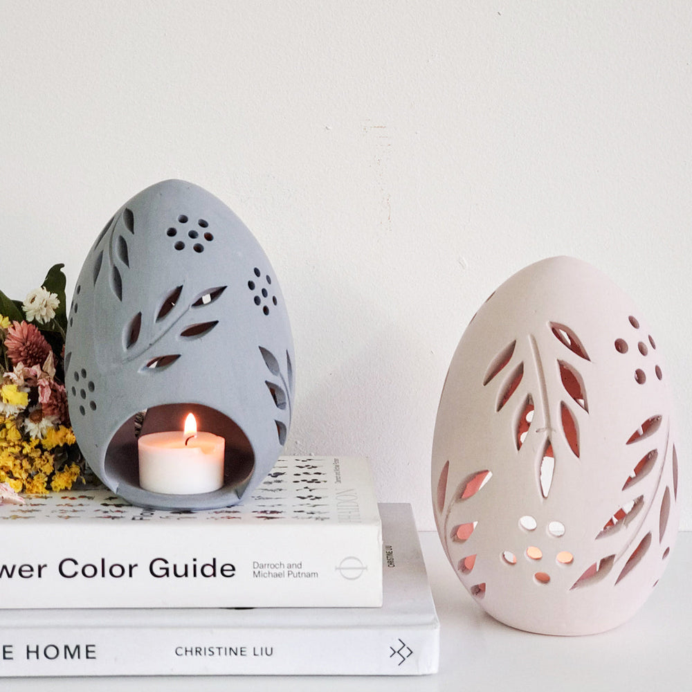 
                      
                        Terracotta Egg Lantern, Set of 2
                      
                    
