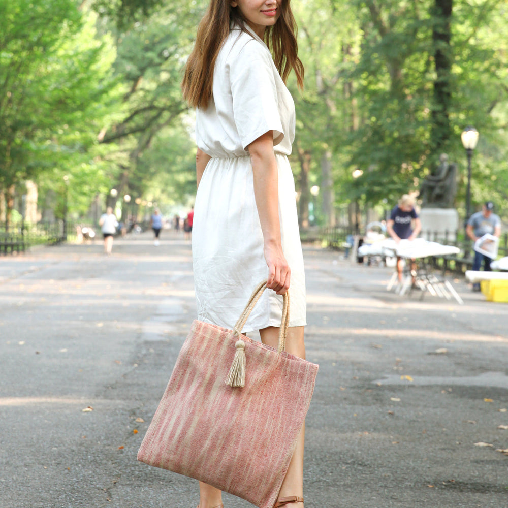 
                      
                        Nadi Jute Tote Bag - Red
                      
                    