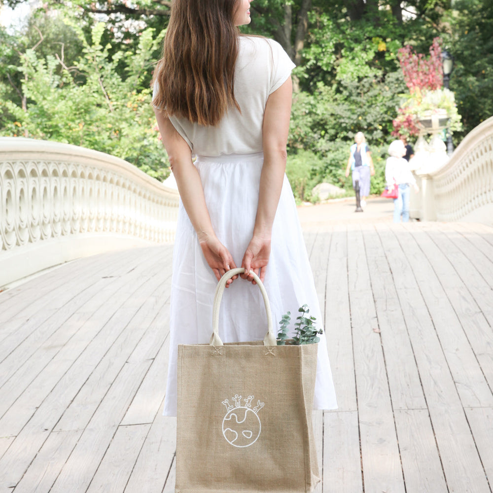 
                      
                        Jute Fabric Market Bag - Earth
                      
                    