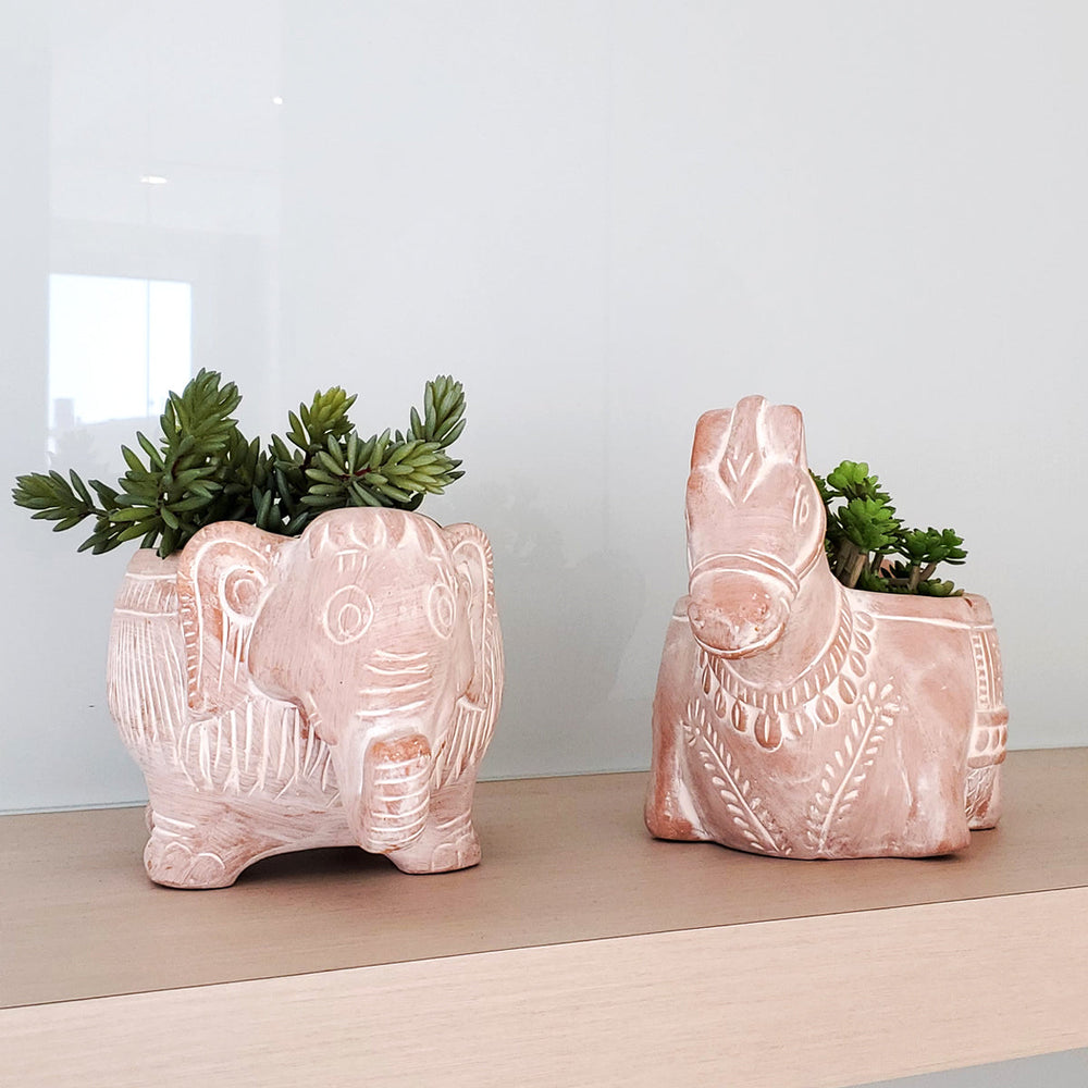 
                      
                        Terracotta Pot - Elephant
                      
                    