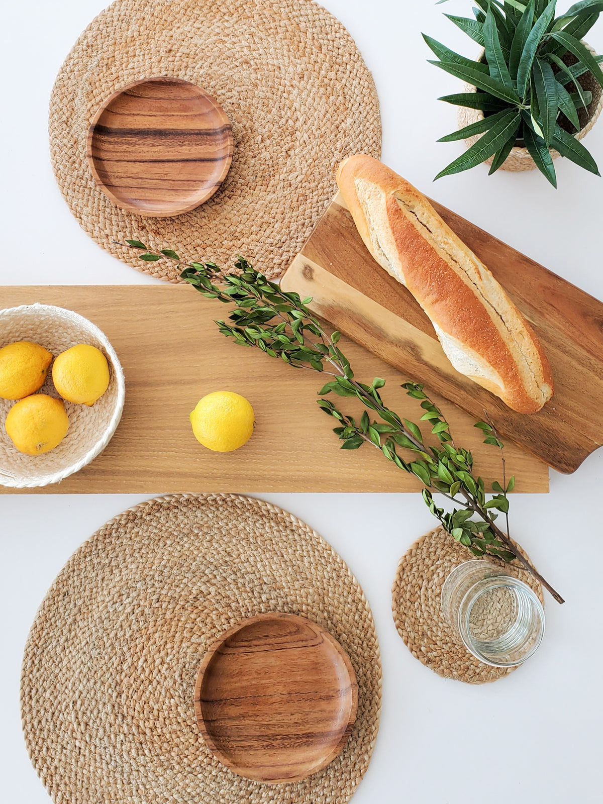 Kata Natural Coaster Trivet, Set of 4