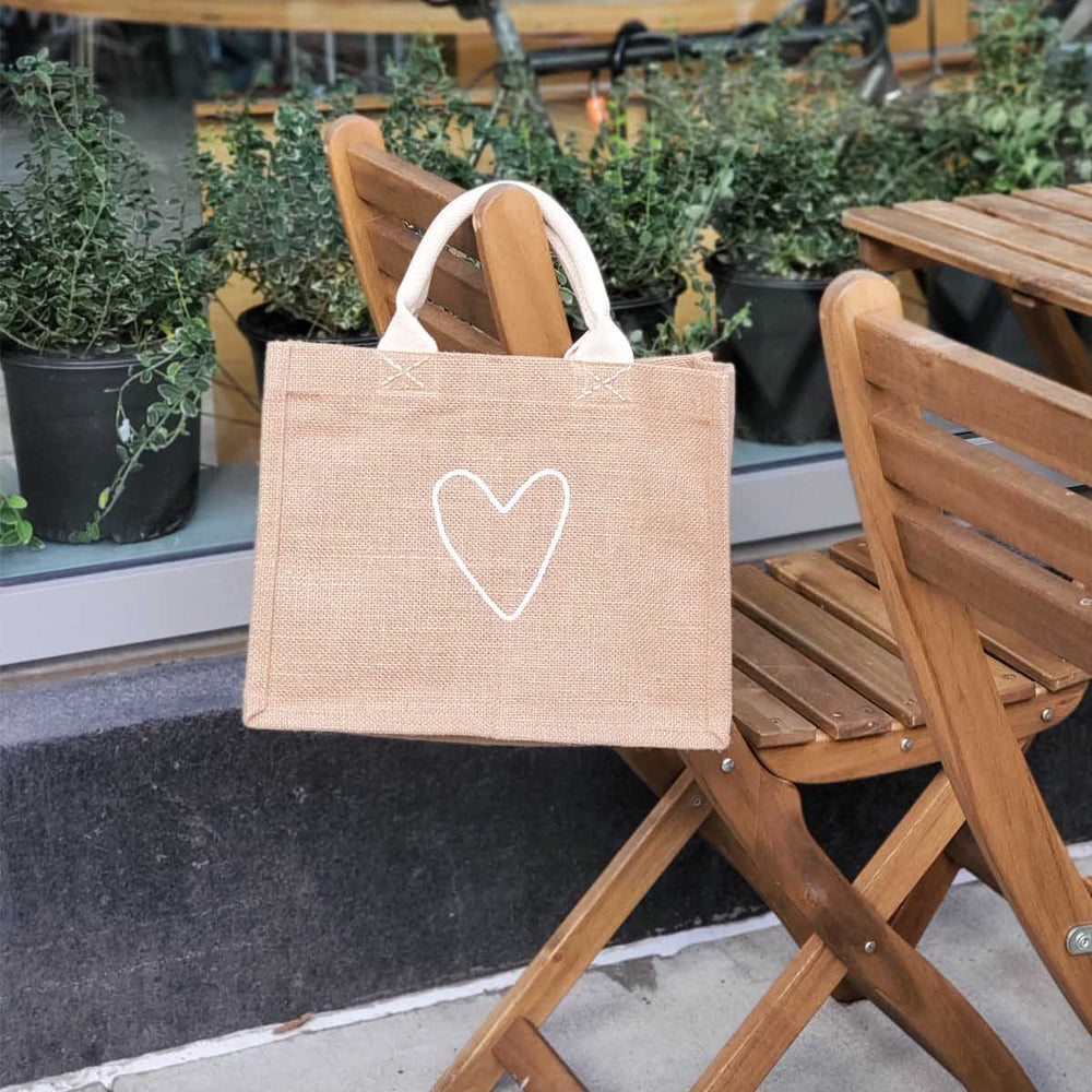 
                      
                        Jute Canvas Gift Bag - Love
                      
                    