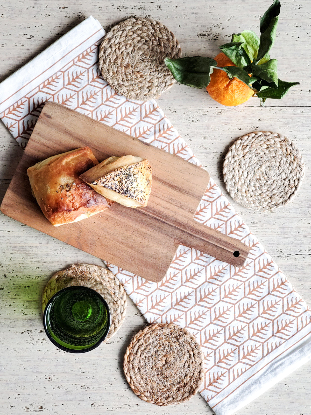 Kata Natural Drink Coaster, Set of 4