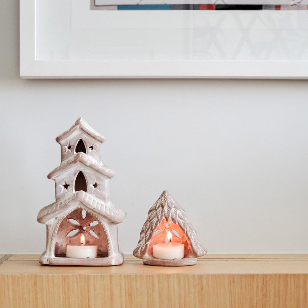 
                      
                        Terracotta Tea Light Candle Holder, Tree
                      
                    