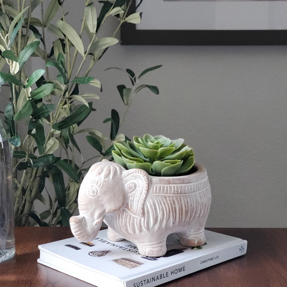 
                      
                        Terracotta Pot - Elephant
                      
                    