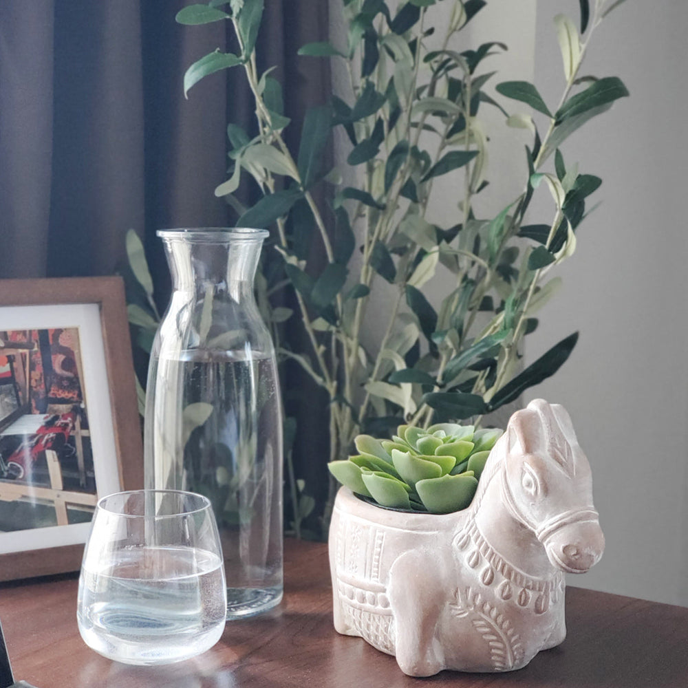 Terracotta Pot - Horse