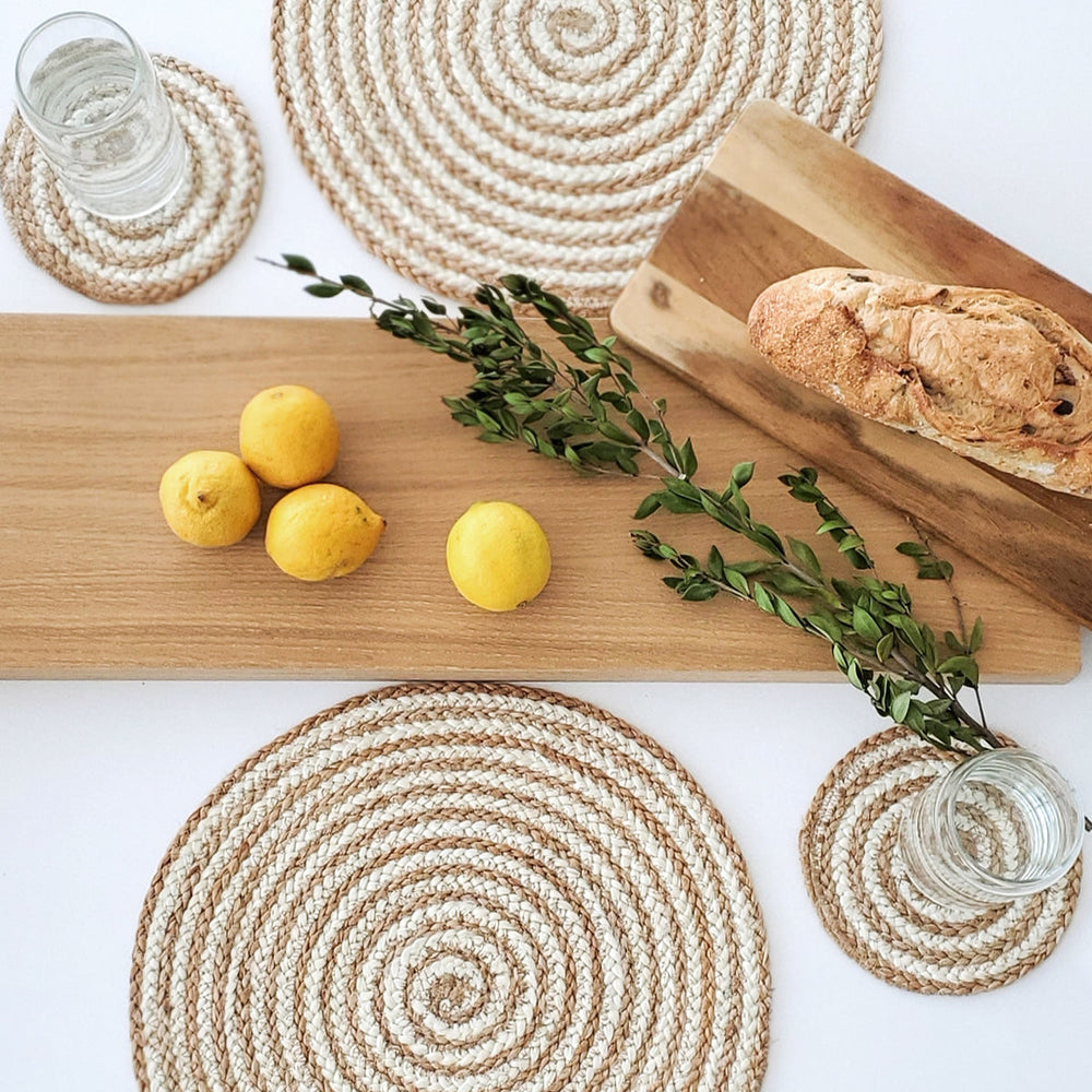 
                      
                        Kata Spiral Placemat, Natural - Set of 4
                      
                    