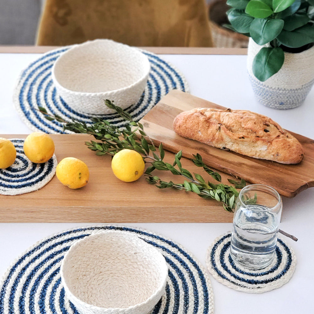 
                      
                        Kata Spiral Placemat, Blue - Set of 4
                      
                    