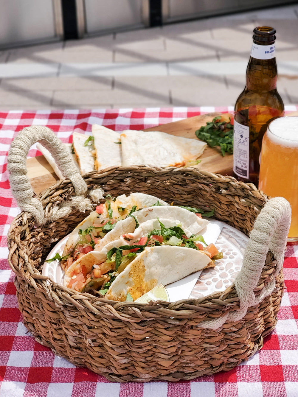 Bread Warmer & Basket, Bird Round