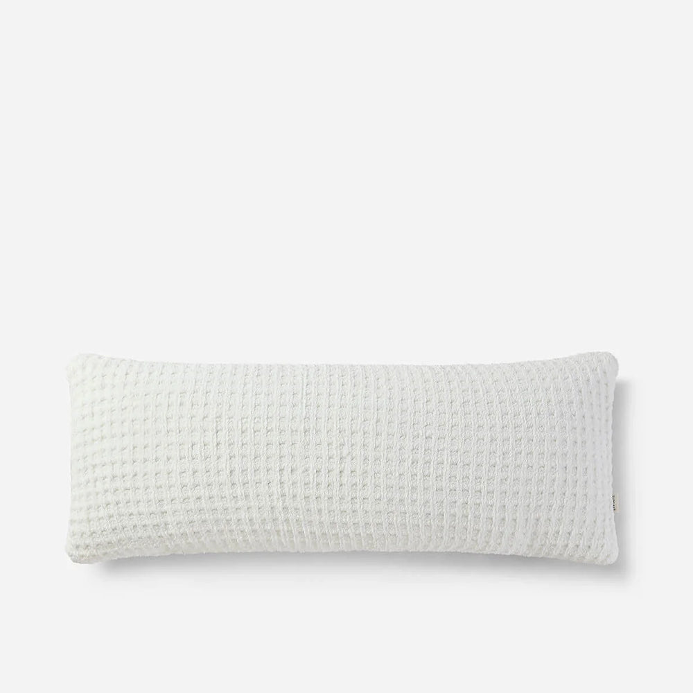 Snug Waffle Lumbar Pillow