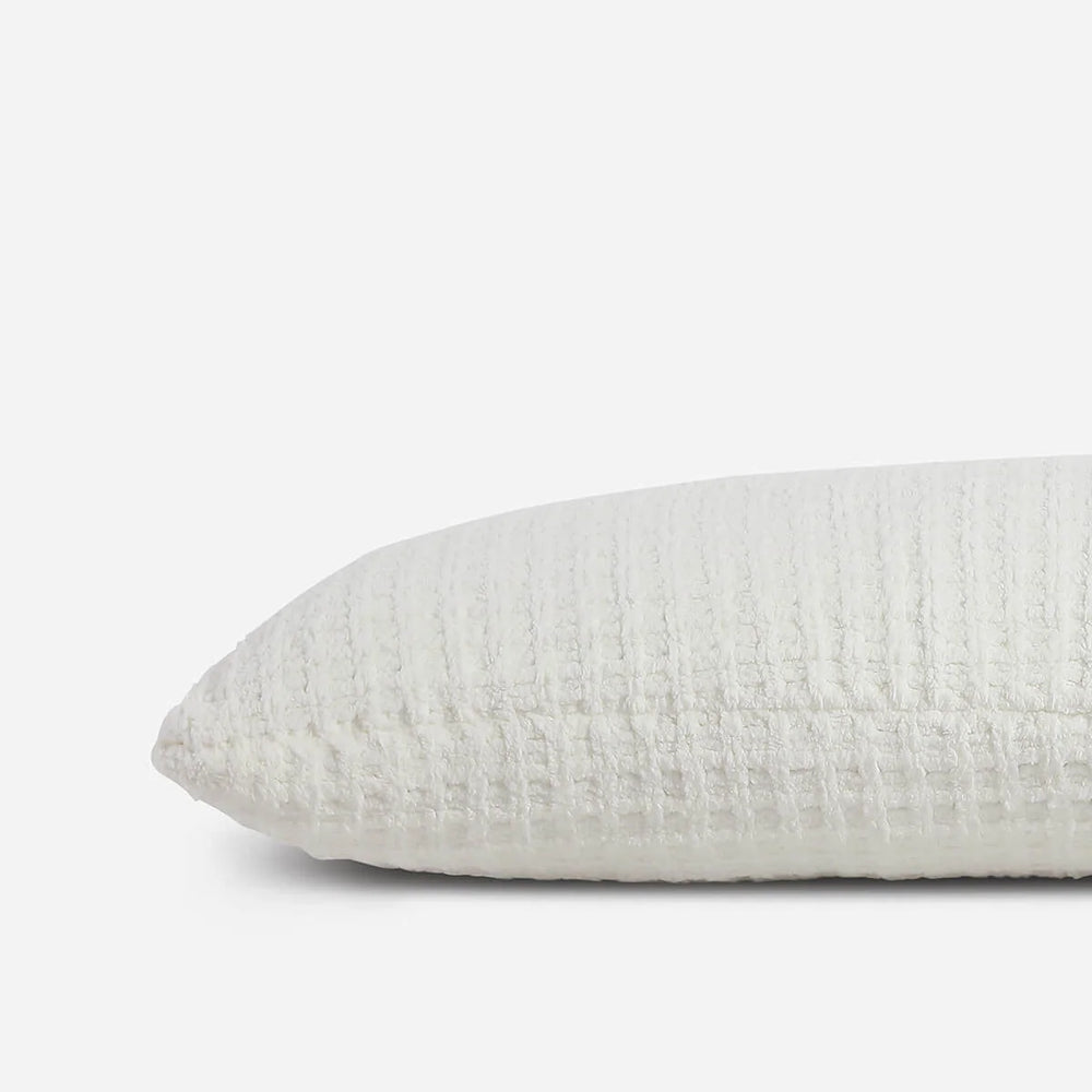 Snug Waffle Lumbar Pillow