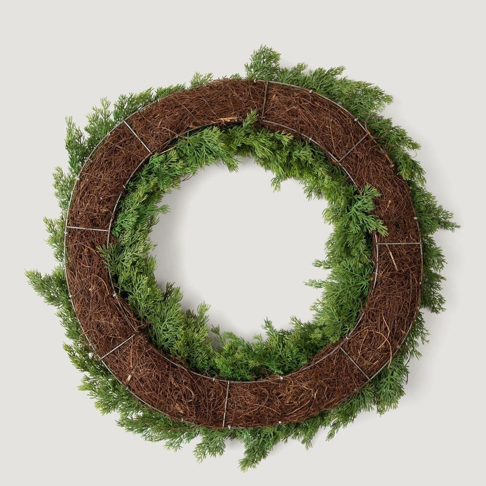 
                      
                        30" Artificial Winter Cedar and Juniper Wreath
                      
                    