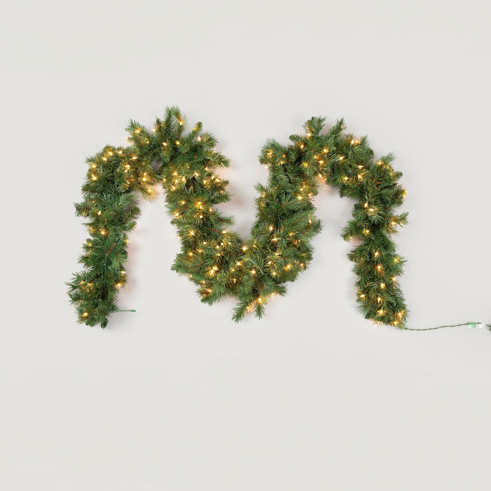 Faux Douglas Fir Pre-Lit Holiday Garland Swag - 108"