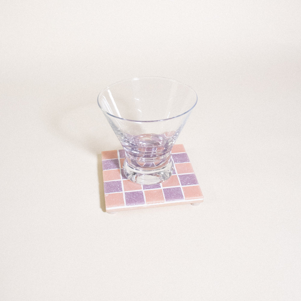 Glass Tile Coaster - Sour Patch Candy - 06