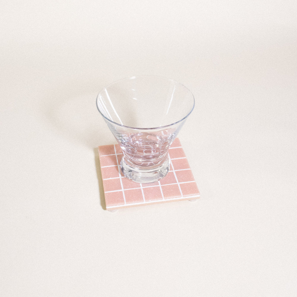 Glass Tile Coaster - Sour Patch Candy - 01