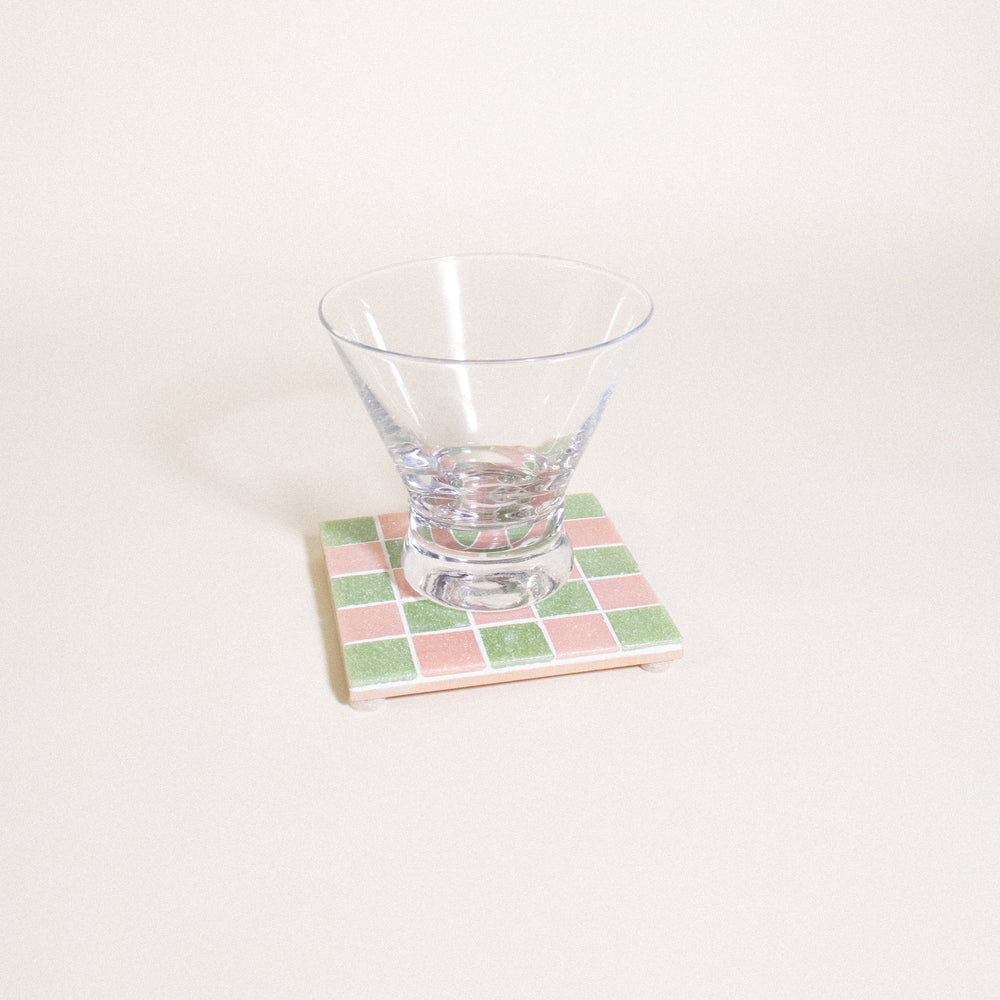 Glass Tile Coaster - Sour Patch Candy - 09
