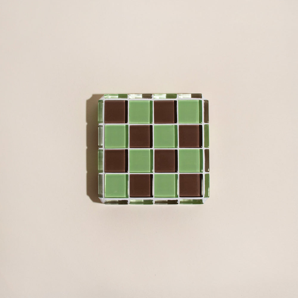 
                      
                        Glass Tile Cube - Mint Dark Chocolate
                      
                    