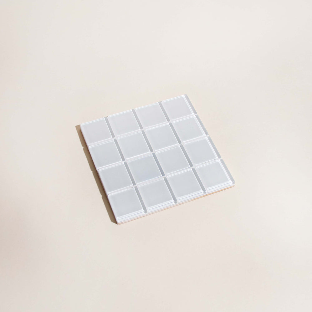 
                      
                        Glass Tile Coaster - Gloss - White Canvas
                      
                    