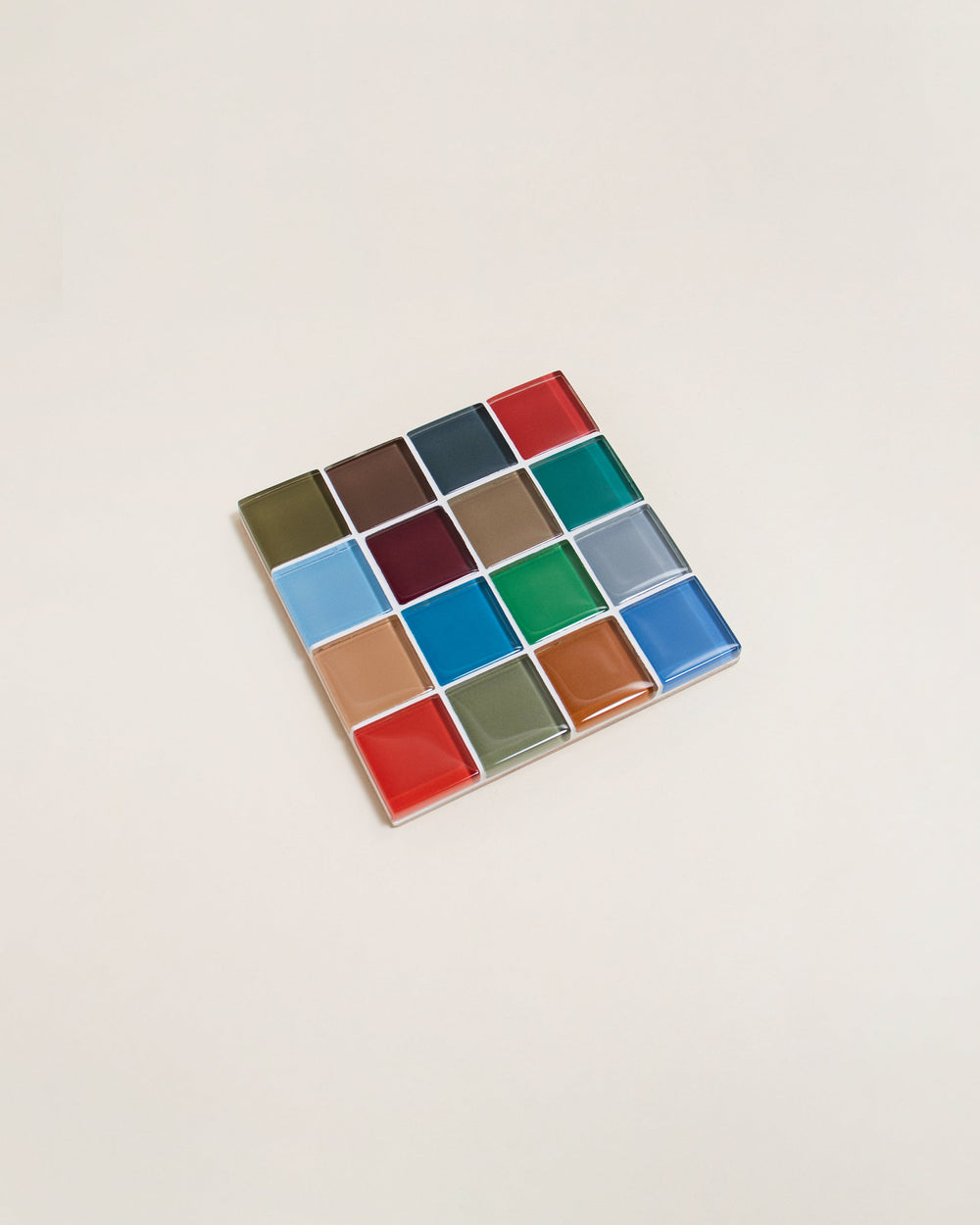 Glass Tile Coaster - Autumn Sprinkles