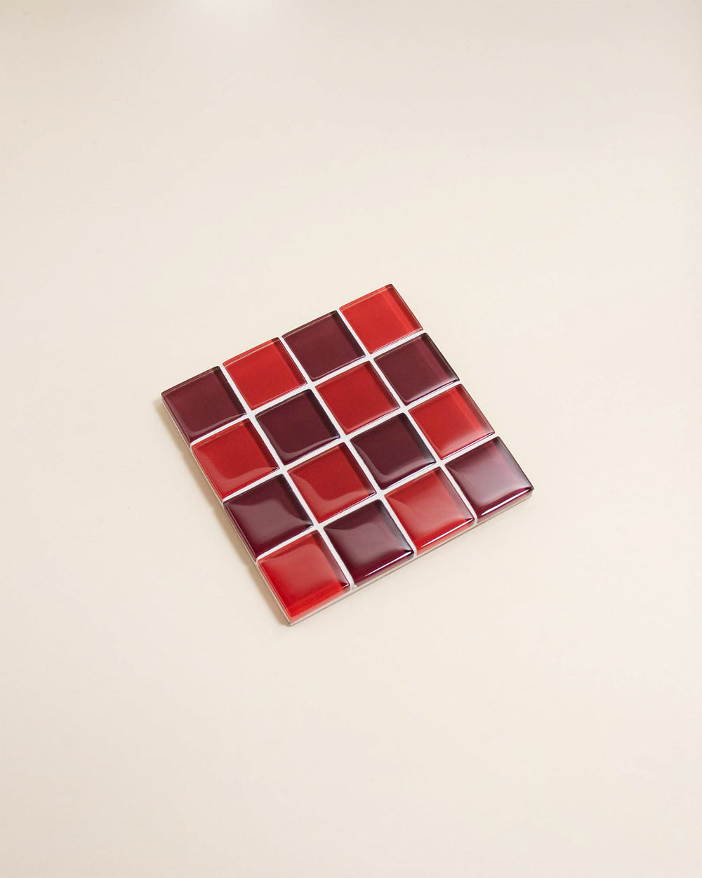 Glass Tile Coaster - Mon Amour