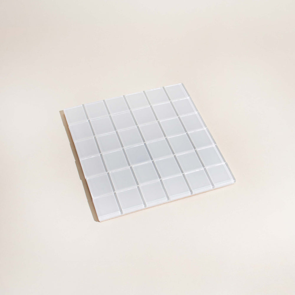 
                      
                        Glass Tile Decorative Tray - White Canvas
                      
                    