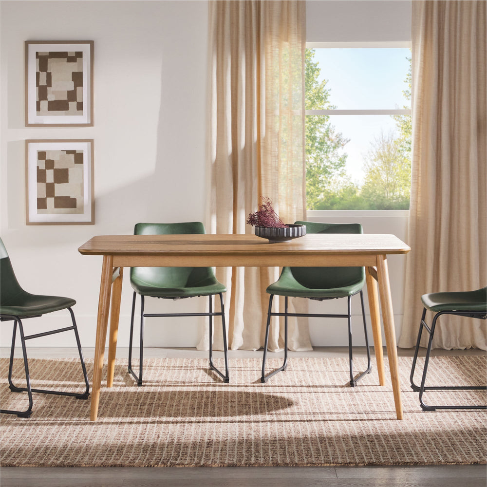 
                      
                        Taberu Mid-Century Modern 59" Wood Tapered Legs Dining Table
                      
                    