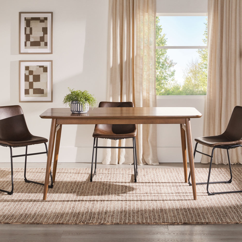 
                      
                        Taberu Mid-Century Modern 59" Wood Tapered Legs Dining Table
                      
                    
