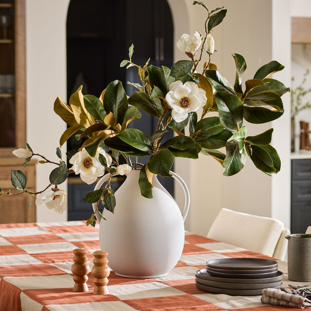 Faux Magnolia Leaf Branch, 41"