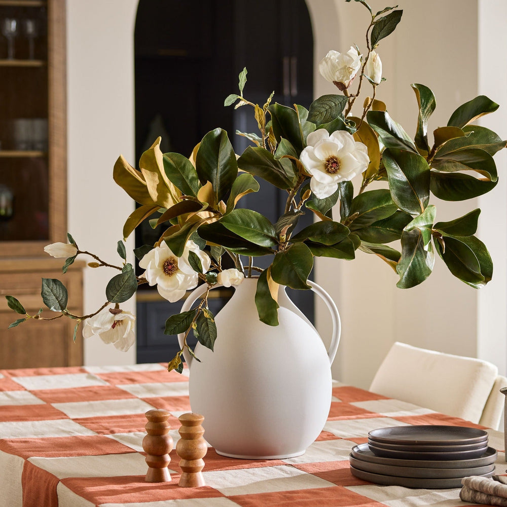 
                      
                        Cream Magnolia Fake Flower Branch - 35"
                      
                    