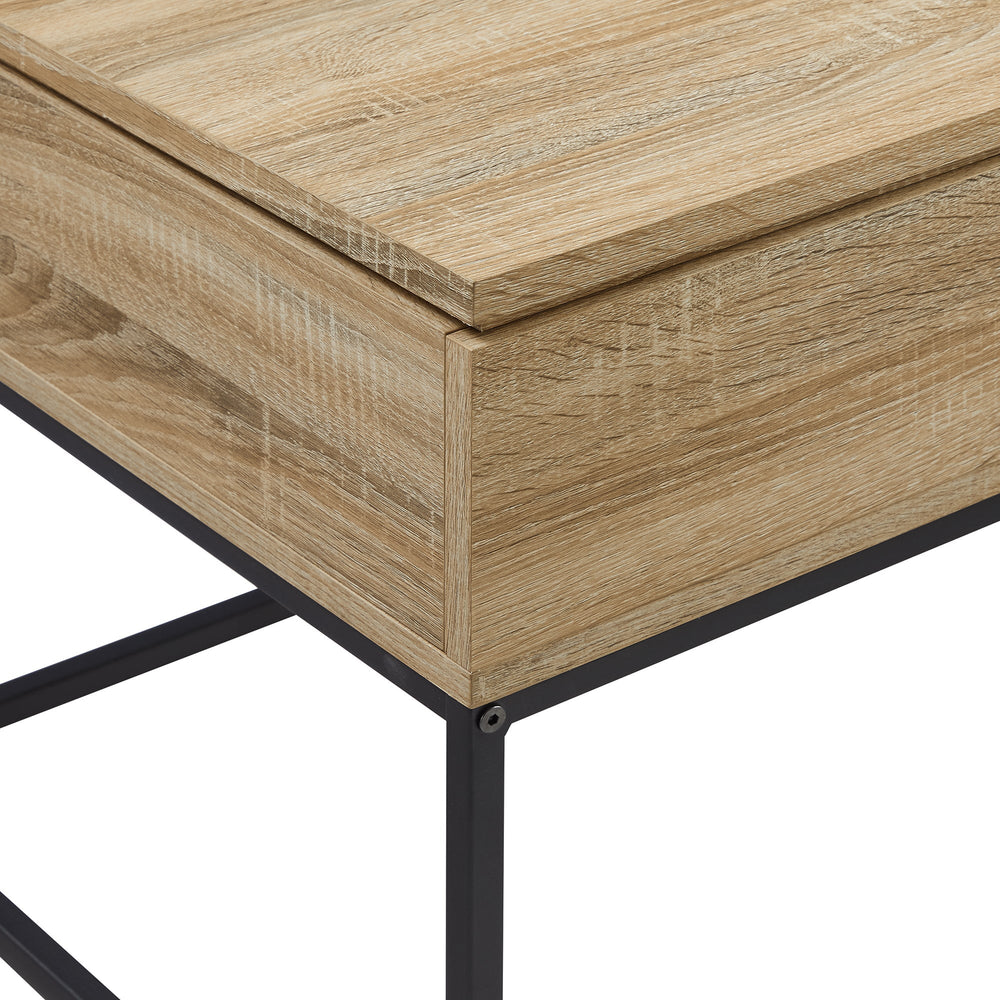 
                      
                        Tyson Modern 40 Wood and Metal Lift Top Coffee Table
                      
                    