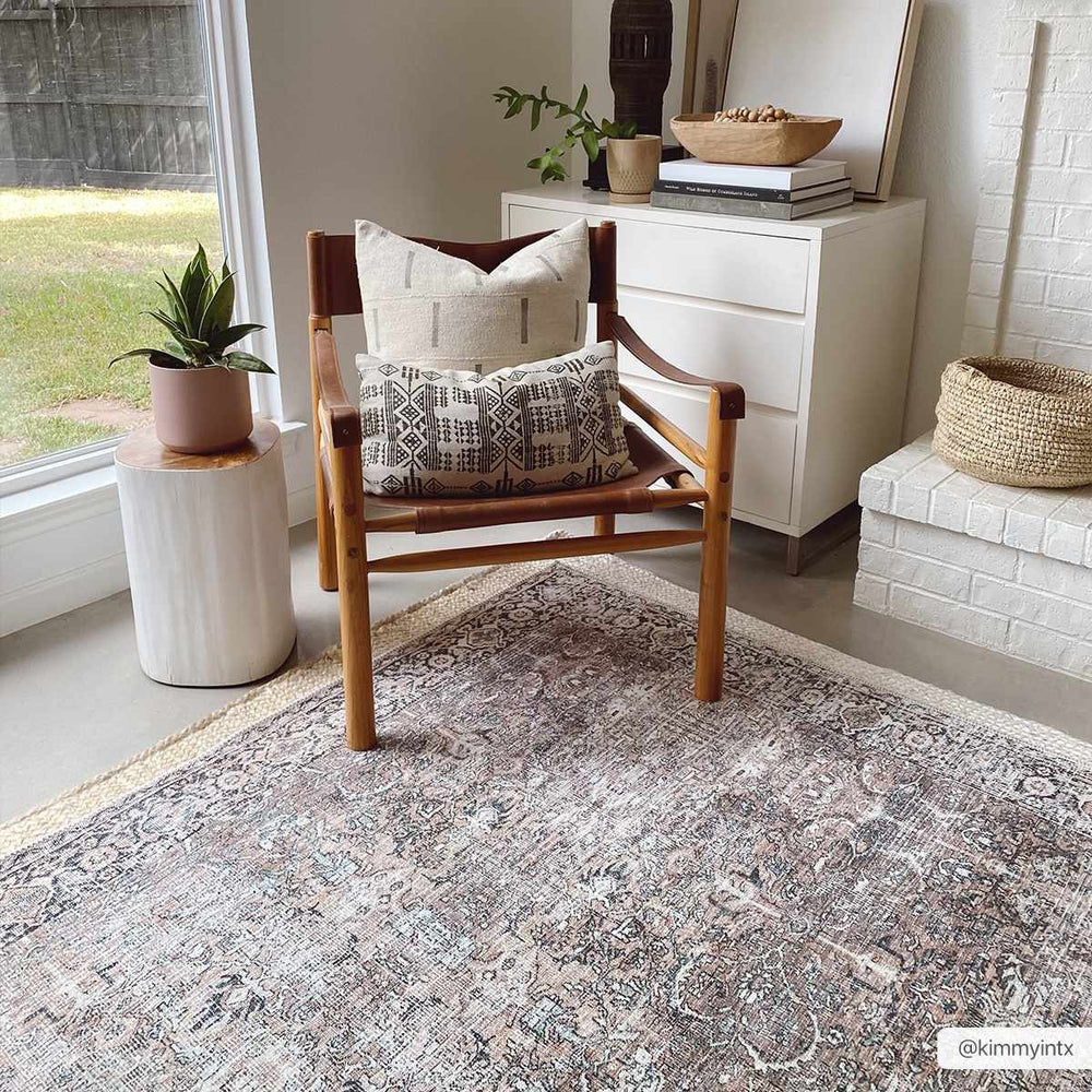 
                      
                        Tan Jill Vintage Washable Area Rug
                      
                    