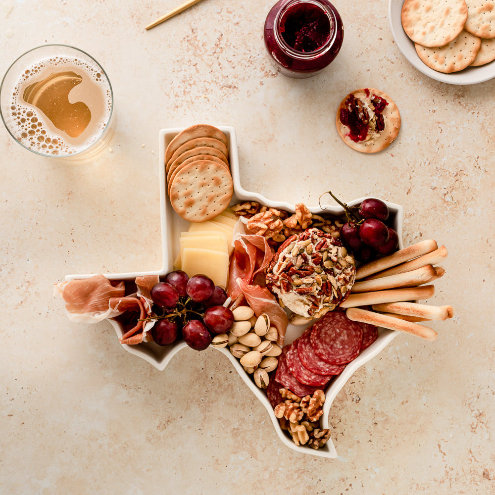 Texas State Porcelain Serving Dish