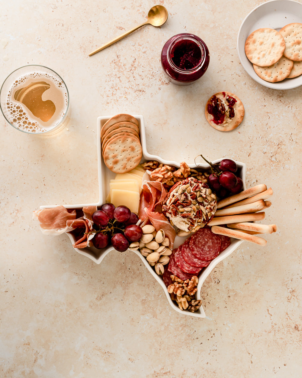 Texas State Porcelain Serving Dish